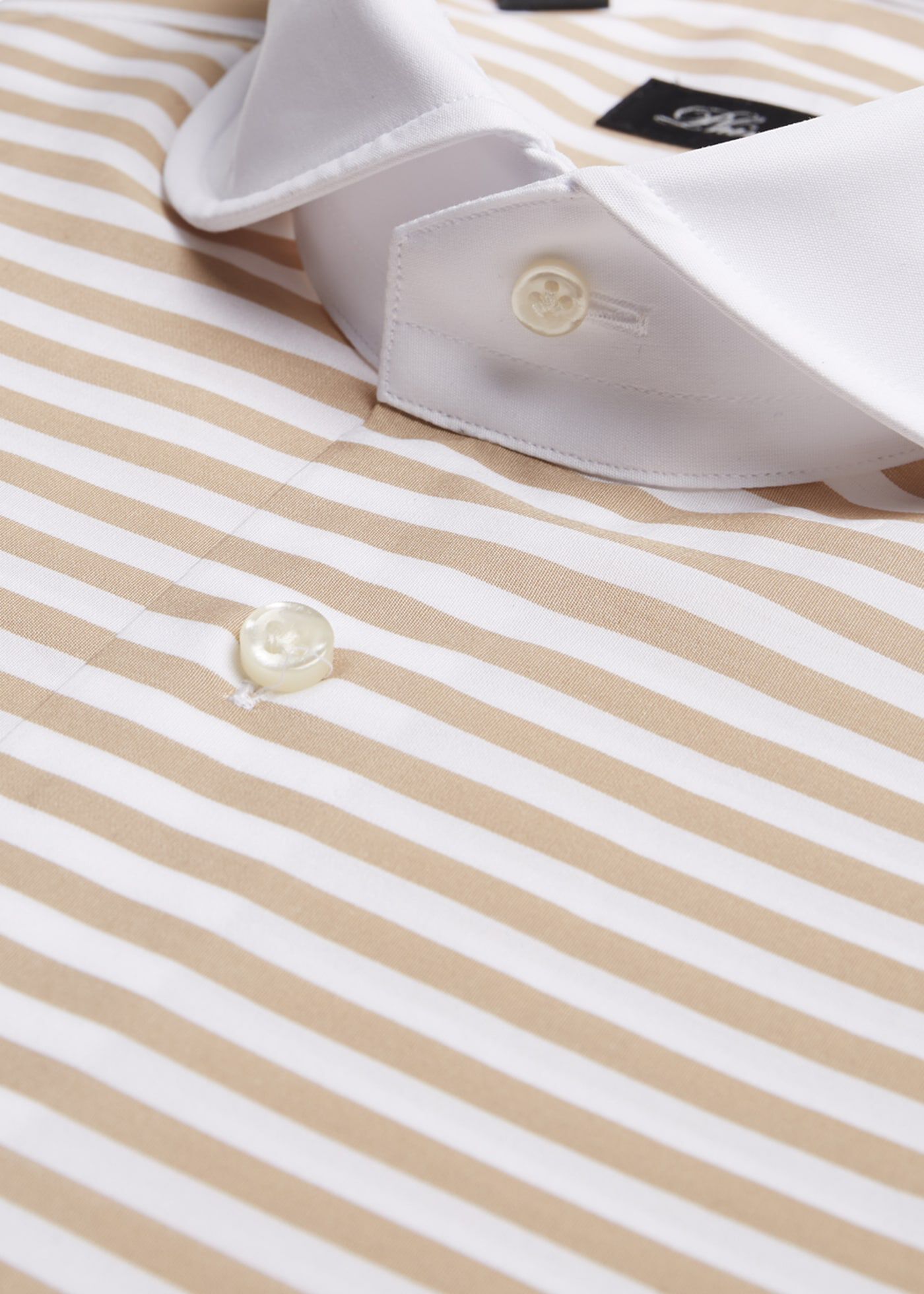 Horizontal Stripe Dress Shirt